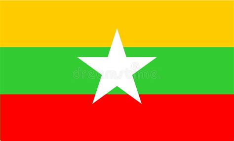 Myanmar Flag Stock Illustration Illustration Of Political 114589908