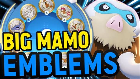 Mamoswine Is Tanky With Boost Emblems Pokemon Unite Youtube