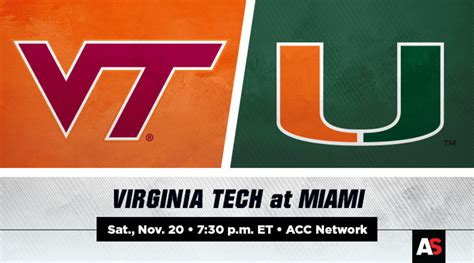 Virginia Tech Vs Miami Football Prediction And Preview Athlon Sports