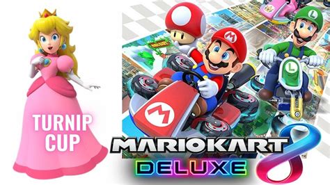 Princess Peach Plays Turnip Cup Wave 2 DLC Mario Kart 8 Deluxe