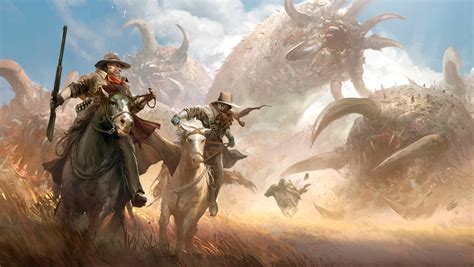 Cowboy Western Concept Art Illustration 01 Kekai Kotaki 1080×610