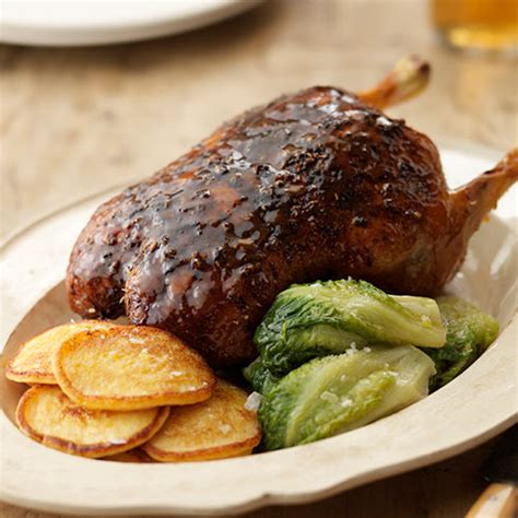 SLOW-ROASTED DUCK WITH POTATO PANCAKES - TOM KERRIDGE