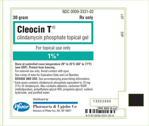 Cleocin Topical Solution: Package Insert / Prescribing Info