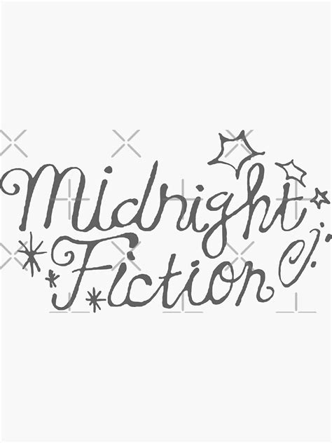 Illit Midnight Fiction Logo Kpop Logo Sticker By