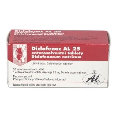 DICLOFENAC AL 25MG enterosolventní tableta 50 BENU cz