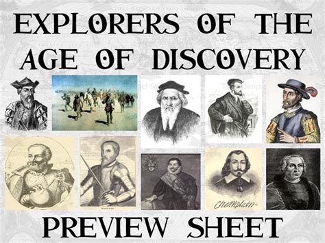 Age Of Exploration Famous Explorers By Teach Simple