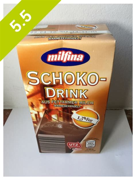 Milfina Schoko Drink Low Fat Chocolate Milk Reviews