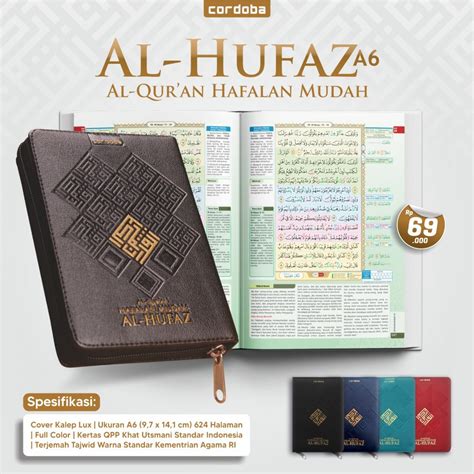 Jual Alquran Hafalan Al Hufaz A Saku Kalep Resleting Terjemah Tajwid