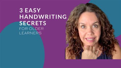 Sh! 3 Easy Handwriting Secrets To Help Improve Legible Handwriting