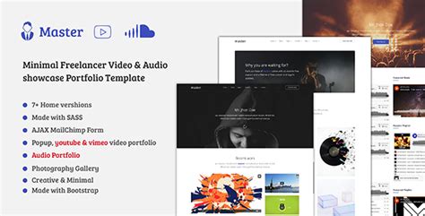 Video Portfolio Web Template For Your Needs