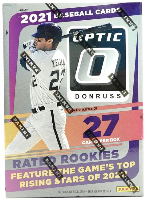 2021 Panini Donruss Optic Baseball 7 Pack Blaster Box Pink Parallels