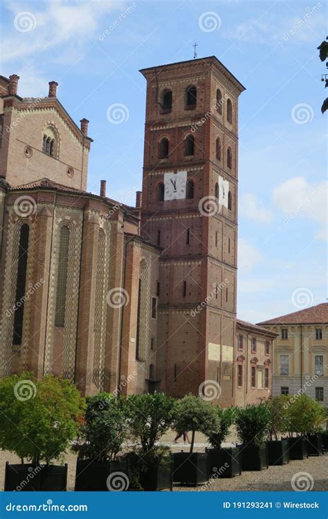 Mesmerizing View of the Asti Cathedral in the Province of Asti, Italy ...