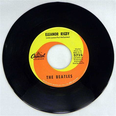 The Beatles Yellow Submarine Eleanor Rigby Capitol Vf Ebay