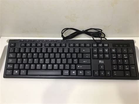 Rii Rk Ultra Slim Compact Usb Wired Keyboard For Mac And Pc Windows