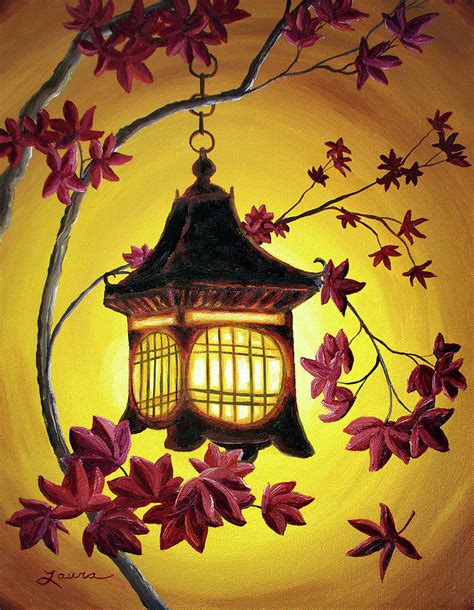 Lantern In Golden Glow Painting By Laura Iverson Fine Art America