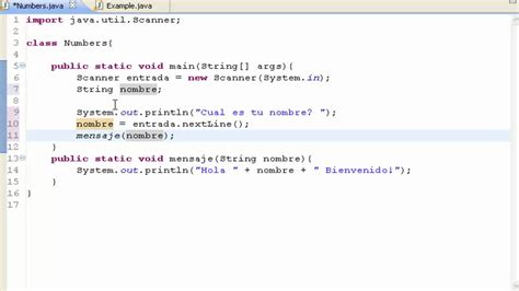 Tutorial De Java 16 Usando Metodos Con Parametros Youtube