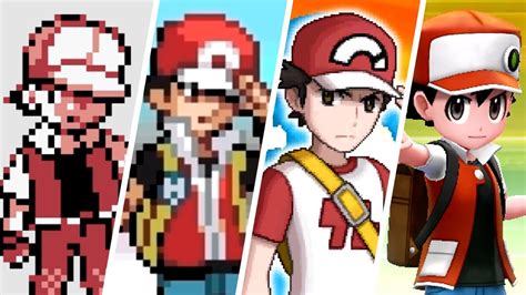 Evolution Of Trainer Red Battles In Pokémon 1996 2018 Youtube