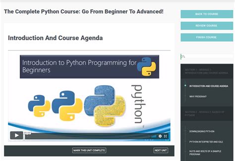 The Complete Python Course Go From Beginner To Advanced