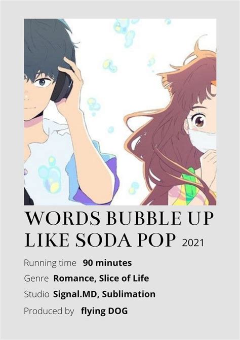 Words Bubble Up Like Soda Pop | Word bubble, Anime printables, Anime shows