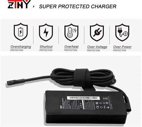 Zthy Cargador Para Port Til De W Adaptador De Ca De Clavijas