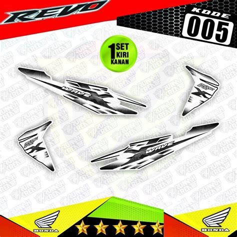 Decal Sticker Striping Variasi REVO 100 2007 2009 MANDALIKA SAG