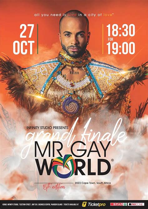 Mr Gay World New Delegate To Represent South Africa Mambaonline