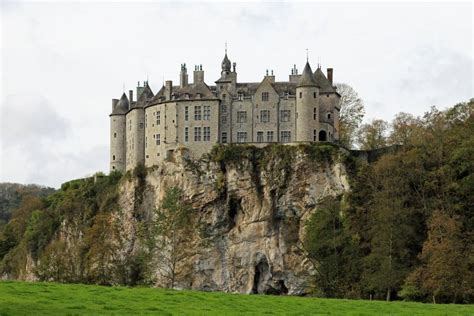 Walzin Castle In Belgium Wallonia