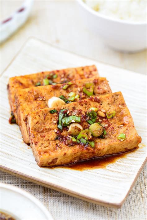 Dubu Jorim Braised Tofu Korean Bapsang Braised Tofu Recipe