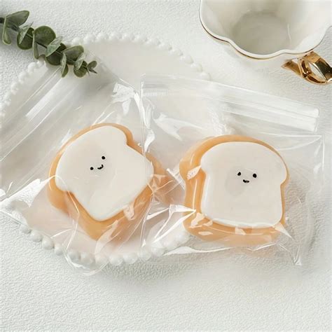 Ultra Soft Squishy Toast Stress Relief Toy Cute Bread Pinch Slow