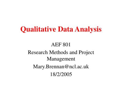 Ppt Qualitative Data Analysis Powerpoint Presentation Free Download