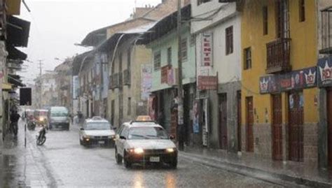 Senamhi La Ciudad De Cajamarca Soport M S De Siete Horas De Lluvias