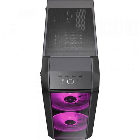 Gabinete Gamer Cooler Master Mastercase H500 Rgb 3 Coolers Patoloco