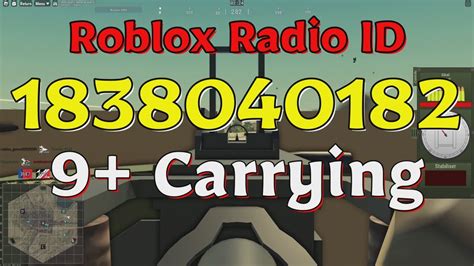 Carrying Roblox Radio Codes Ids Youtube