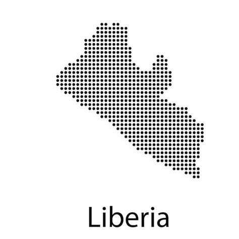 Premium Vector High Detailed Vector Map Liberia