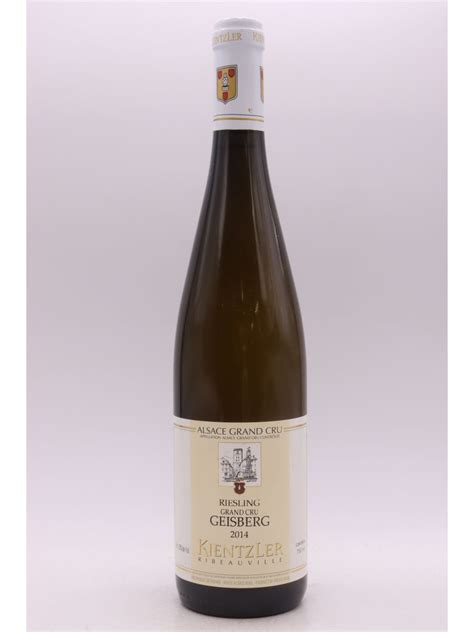 Kientzler Alsace Grand Cru Riesling Geisberg 2014