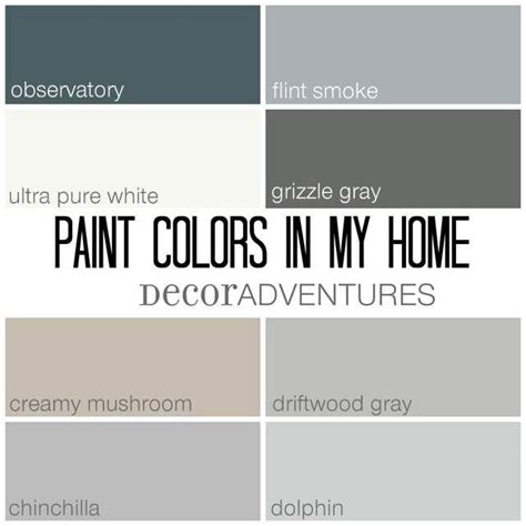 Driftwood Paint Color Palette Paint Color Ideas