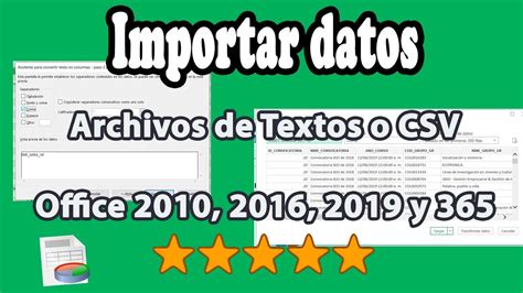 Importar Datos Archivos De Textos O Csv Youtube