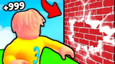 ZNISZCZYŁEM WSZYSTKIE ŚCIANY w PUNCH WALL SIMULATOR ROBLOX YouTube