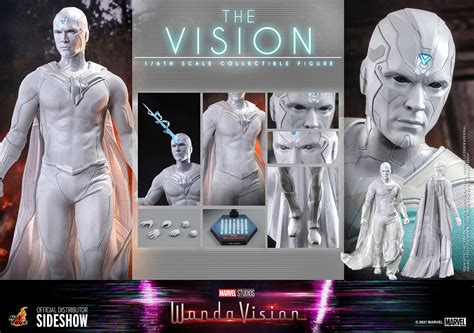 Hot Toys Wandavision White Vision Scale Figure The Toys Time Forgot
