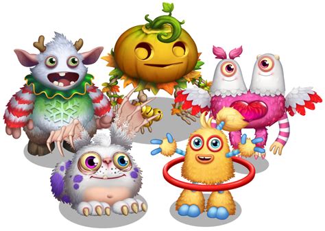 Seasonal Monstersdof My Singing Monsters Wiki Fandom