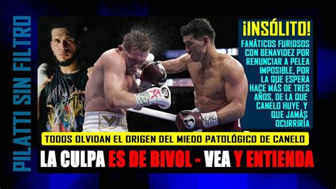 Pilatti a la Yugular El miedo de Canelo la decisión de Benavidez y la