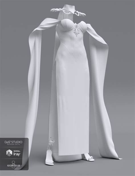 Dforce Fantasy Cape Outfit For Genesis Female S Daz D