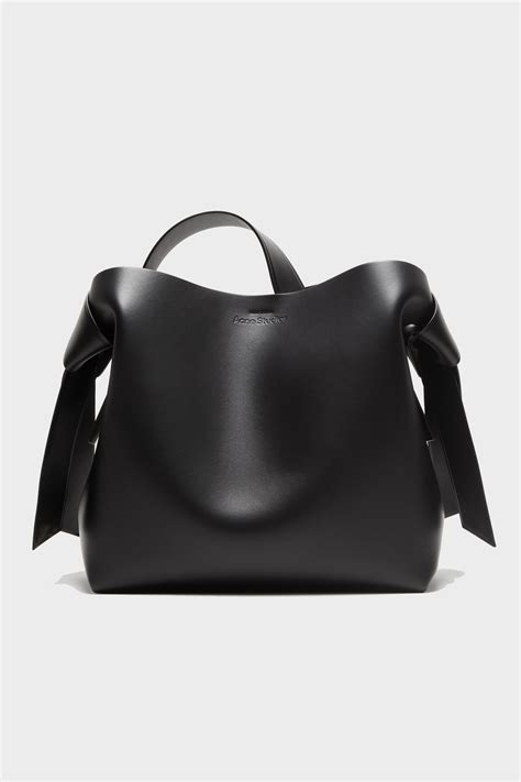 Acne Studios Musubi Midi Shoulder Bag In Black