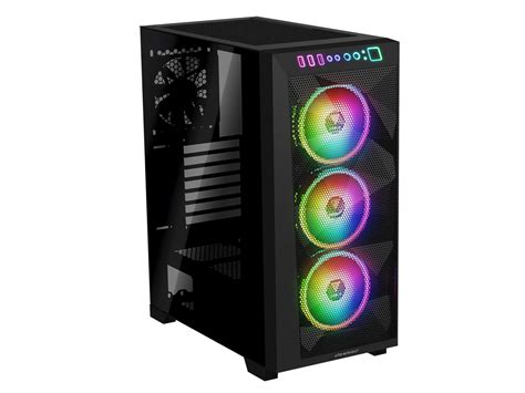 Buy ZEUS GAMDIAS ATX Mid Tower Computer PC Case With RGB 3X Built In