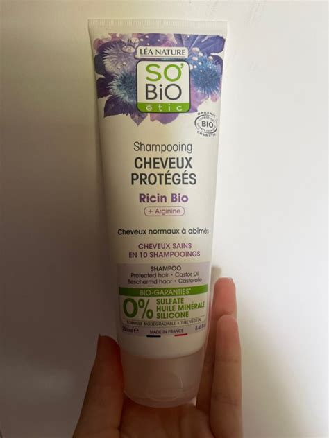 So Bio Étic Shampoing bio cheveux protégés Ricin et Arginine Cheveux