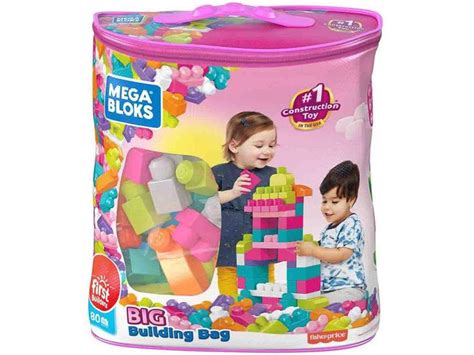 Blocos De Montar Mega Bloks Sacola Grande De Constru O Mattel