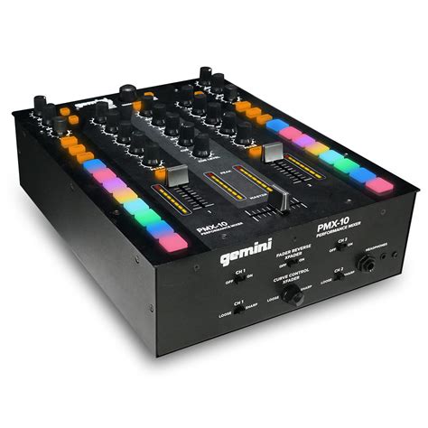 Gemini Pmx 10 2 Channel Mixer All Metal Professionl Dj