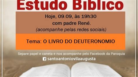 Estudo B Blico O Livro Do Deuteronomio Estudo Biblico Para