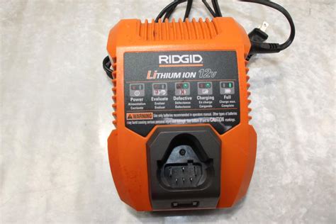 Ridgid Lithium Ion 12v Battery Charger Property Room