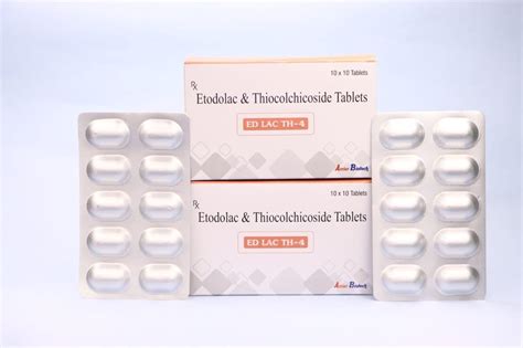 Etodolac Mg Thiocolchicoside Mg Tablet All India At Rs Box